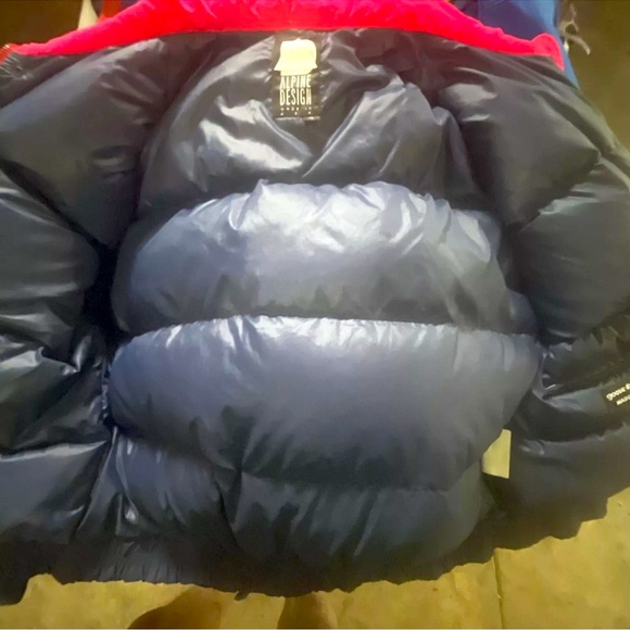 ALPINE DESIGN RARE! VINTAGE 700 DOWN BOMBER EXCELLENT CONDITION thick down fill - Picture 3 of 10